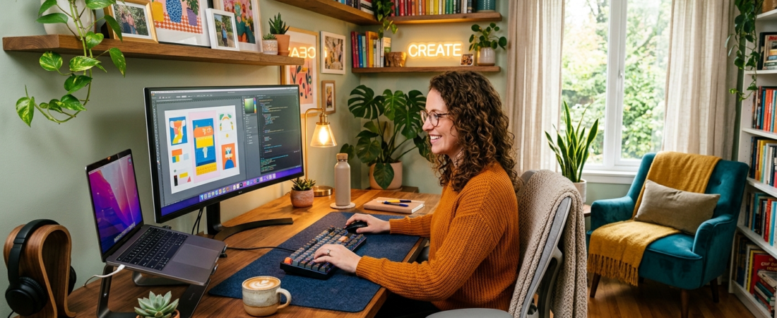 Como montar o setup ideal de home office em 2026: conforto e produtividade