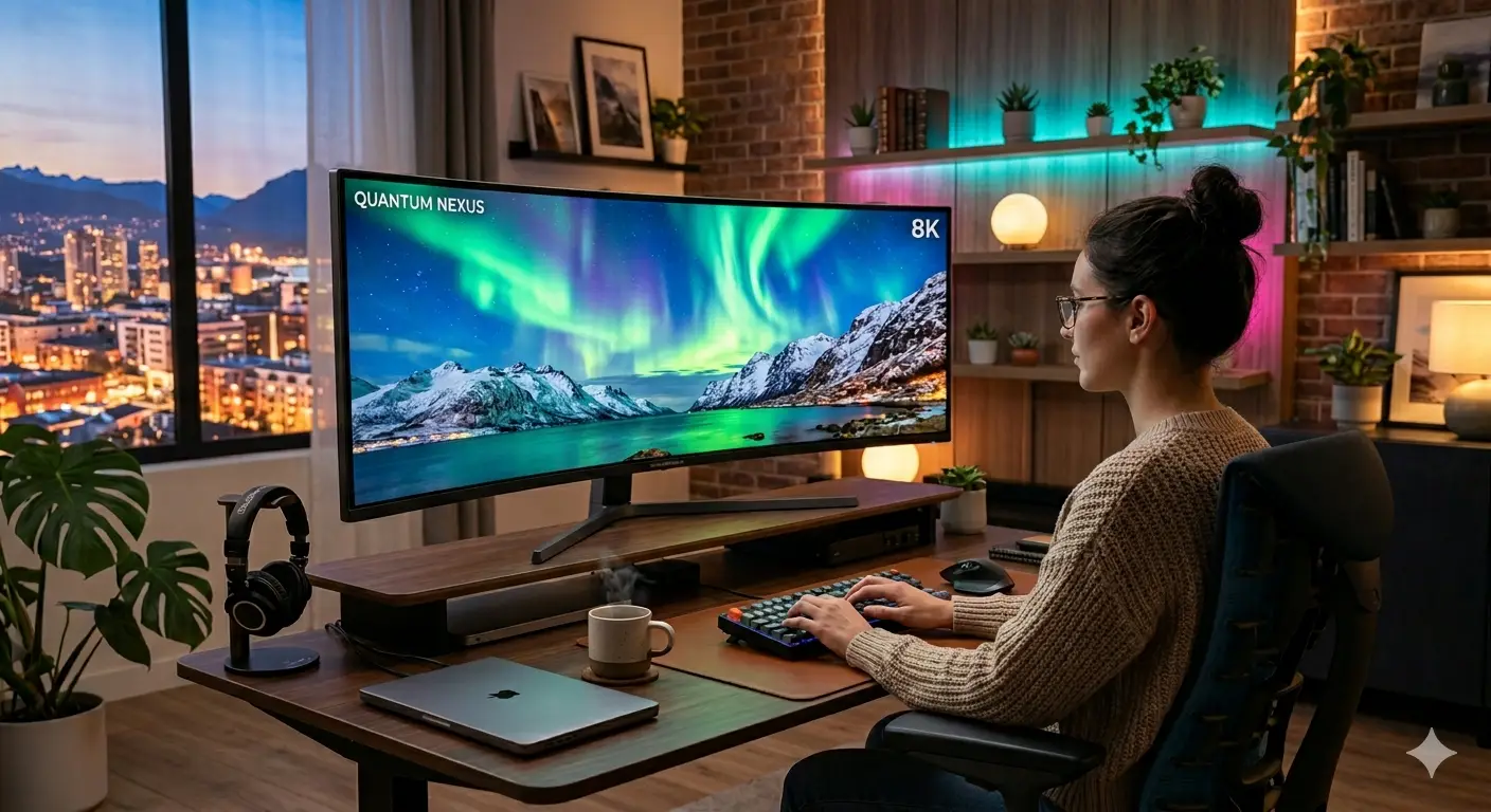 monitores para home office com boa resolução e conforto visual para trabalho