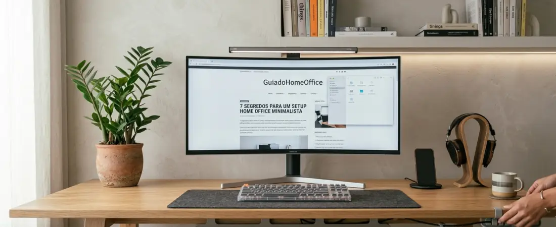 Setup Home Office Minimalista: O Guia para Produtividade em 2026