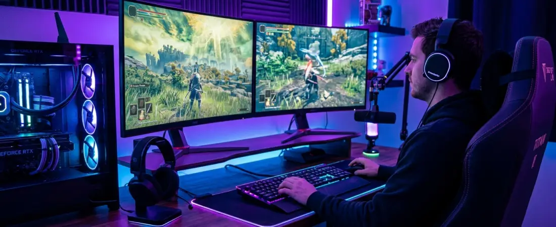 Setup Home Office Gamer: 7 Segredos para o Equilíbrio Perfeito entre Trabalho e Play